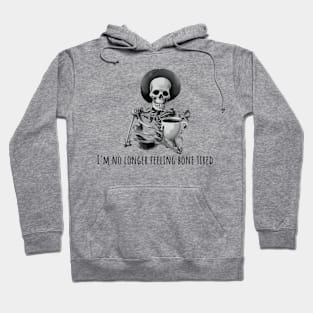 Skeleton Drinking a Cup of Coffee Hoodie